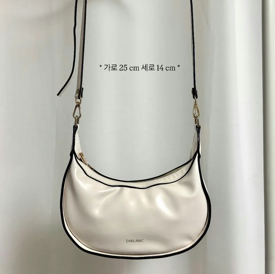 디아이블랑 아이보리 숄더백