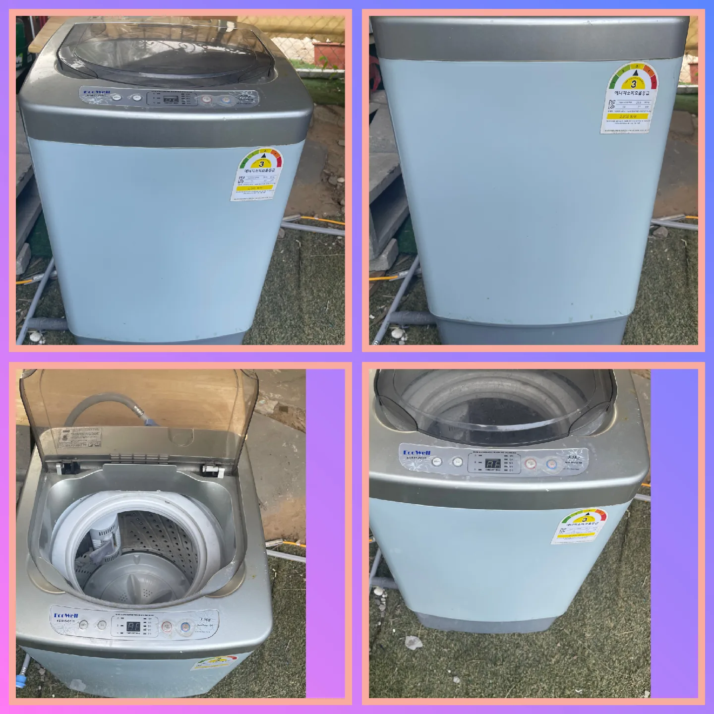 Ecowell 소형 세탁기 3.5kg