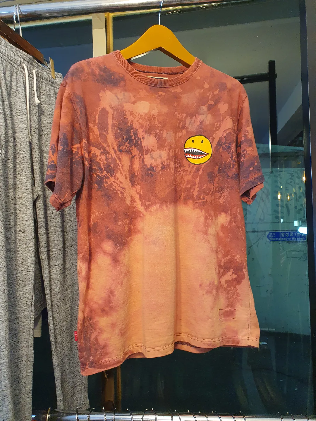 리타 스마일 로고 주인장 직접 타이다이 티셔츠 XL사이즈