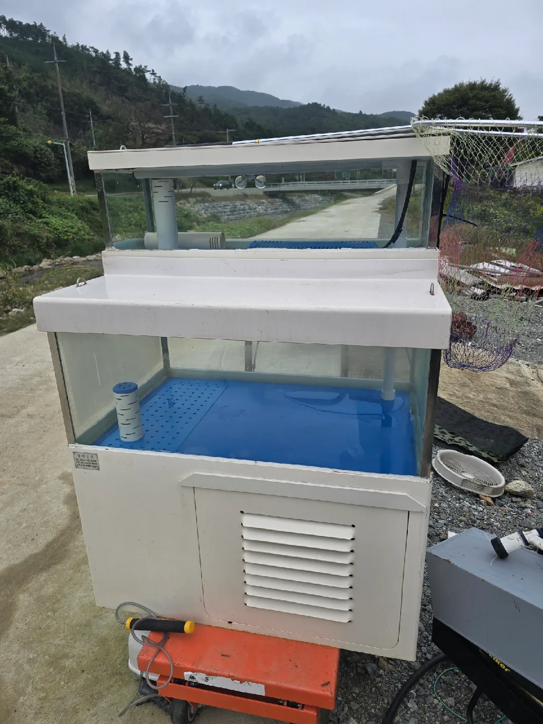 2단 업소용 활어 수족관 중고