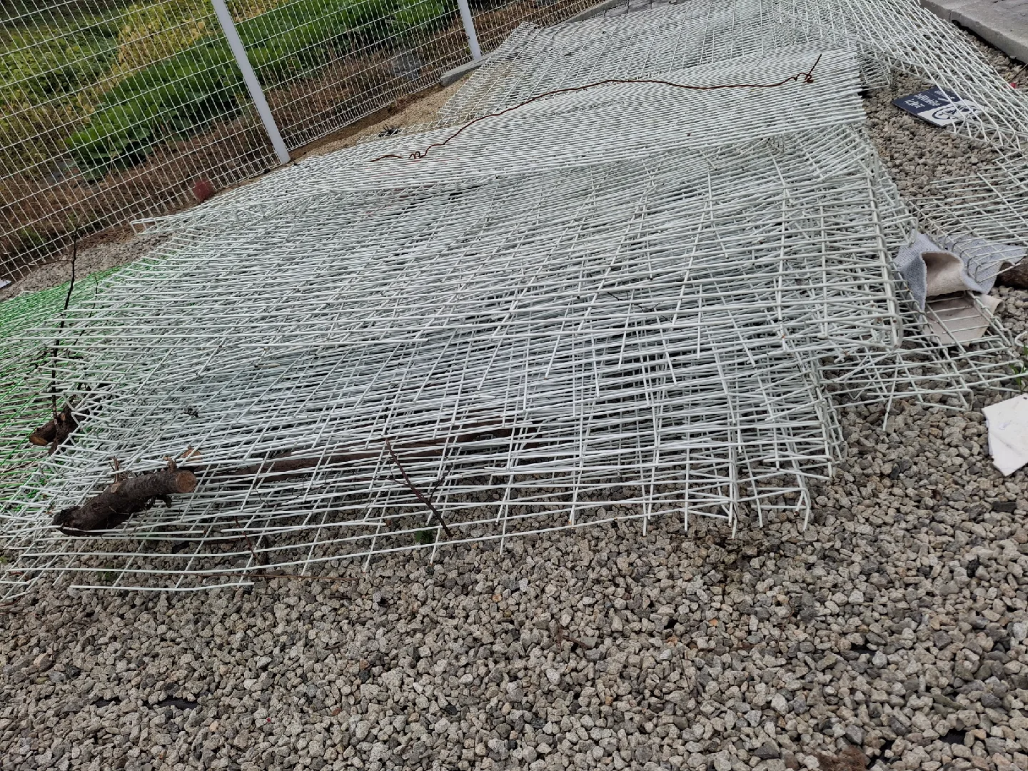 울타리 휀스 흰색 1.8m(장당1만원)