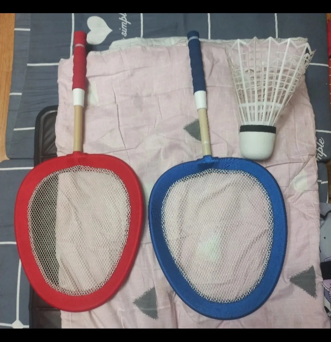 그물안전배드민트 라켓세트(중고)