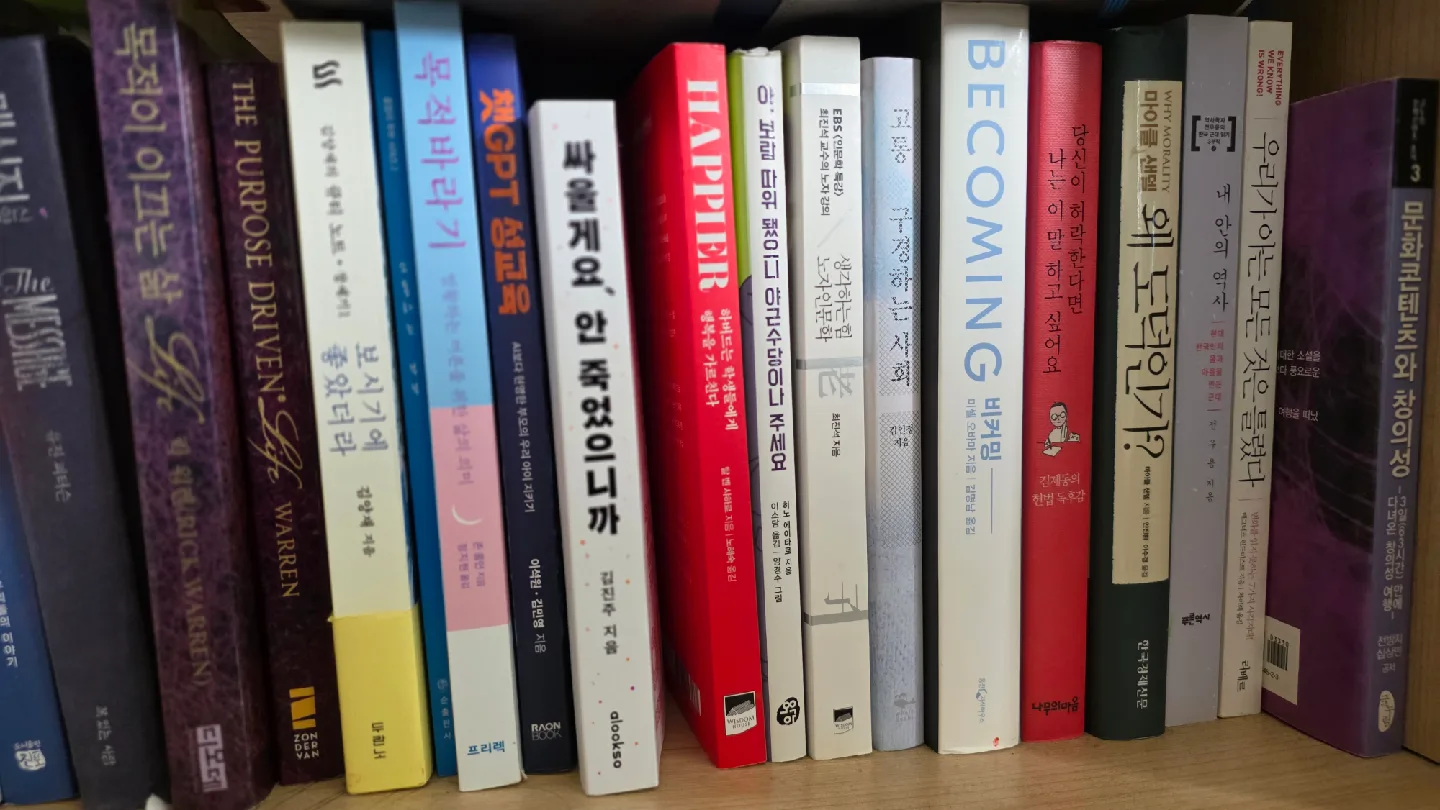 다양한 분야 중고 도서 여러 권