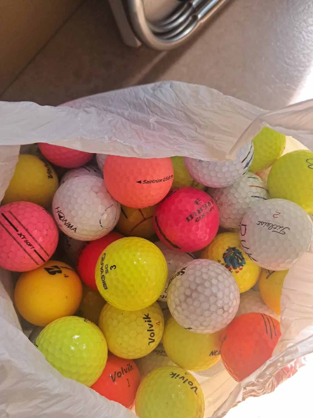 중고골프공