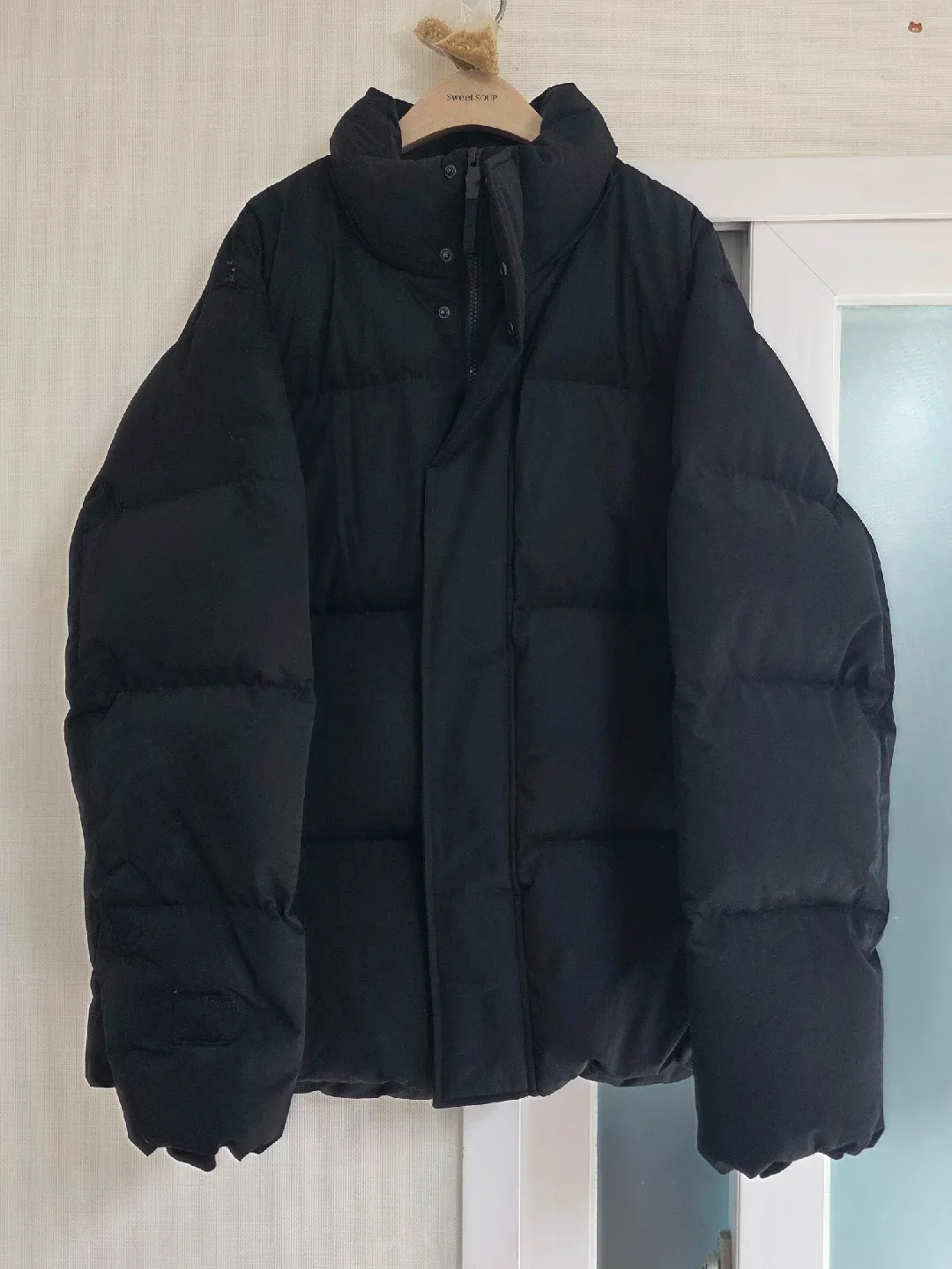 빅사이즈 구스다운 패딩 110