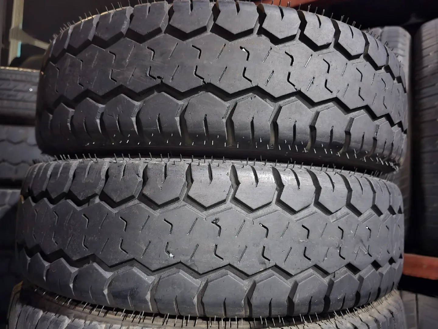 155 12 중고타이어 2개