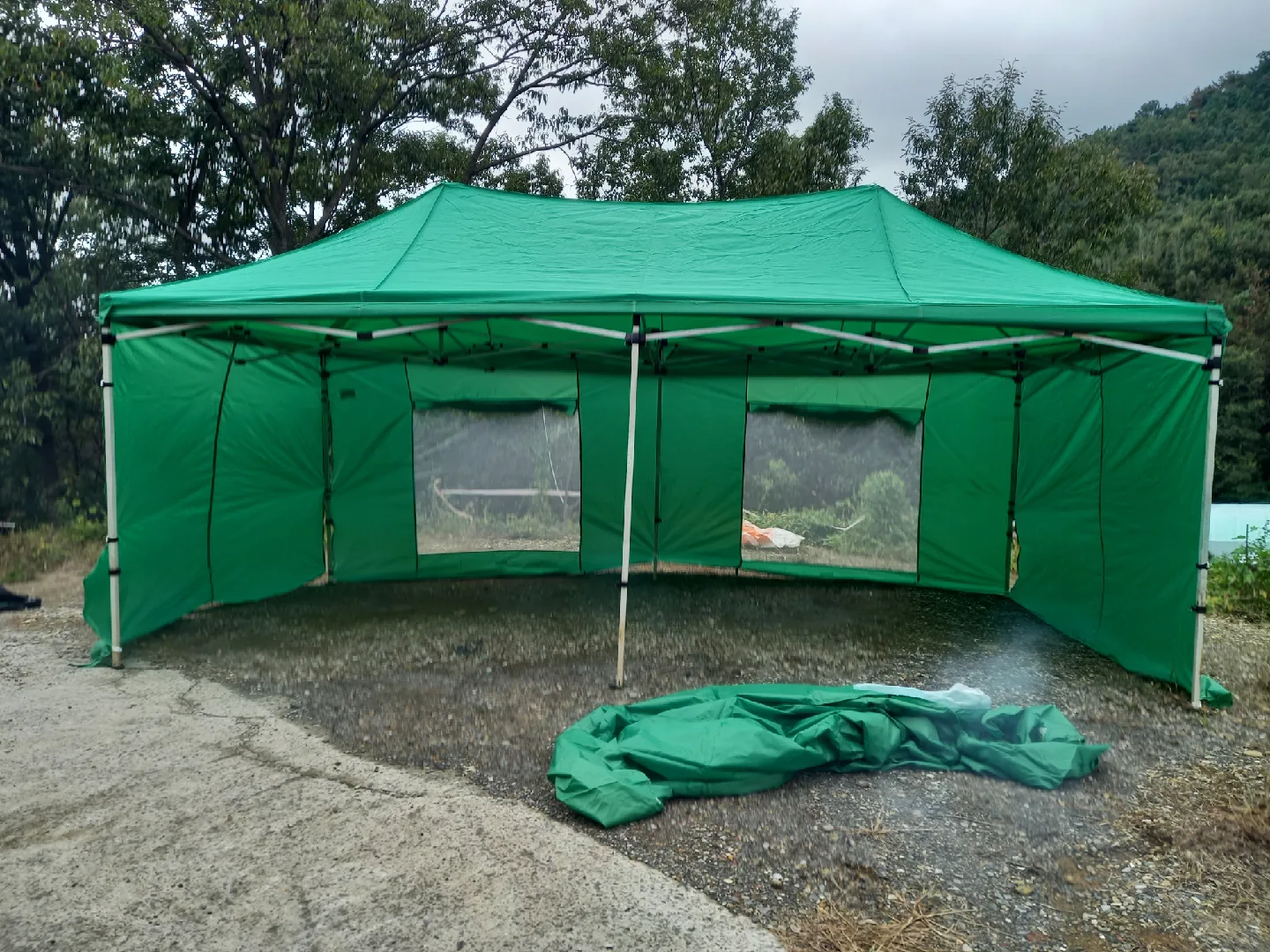 케노피 자바라 방수천막