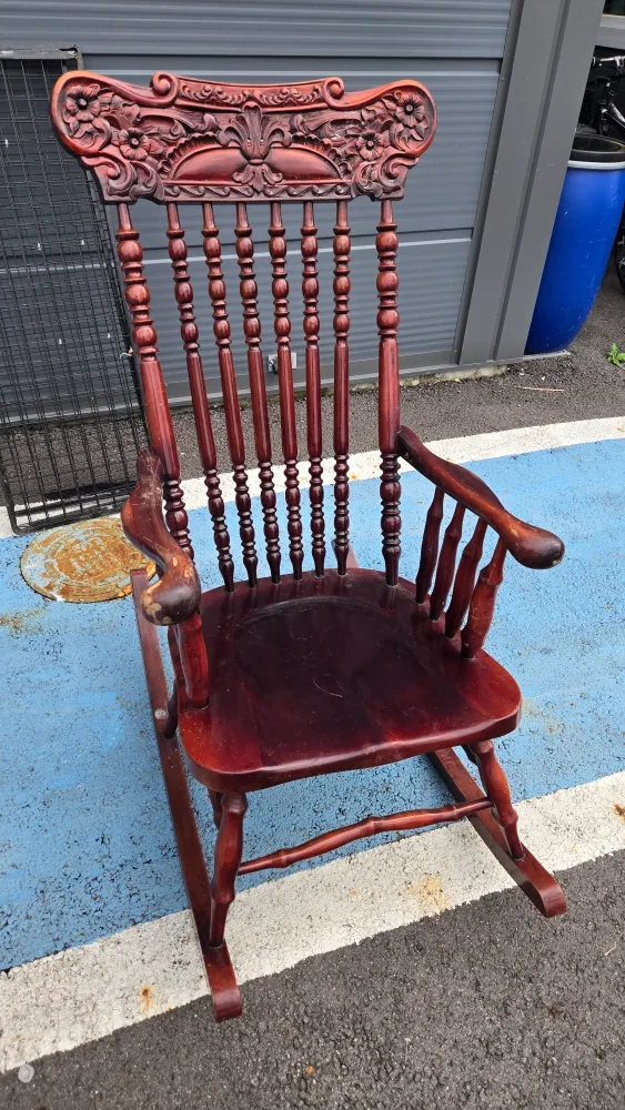 원목 흔들의자 🎆