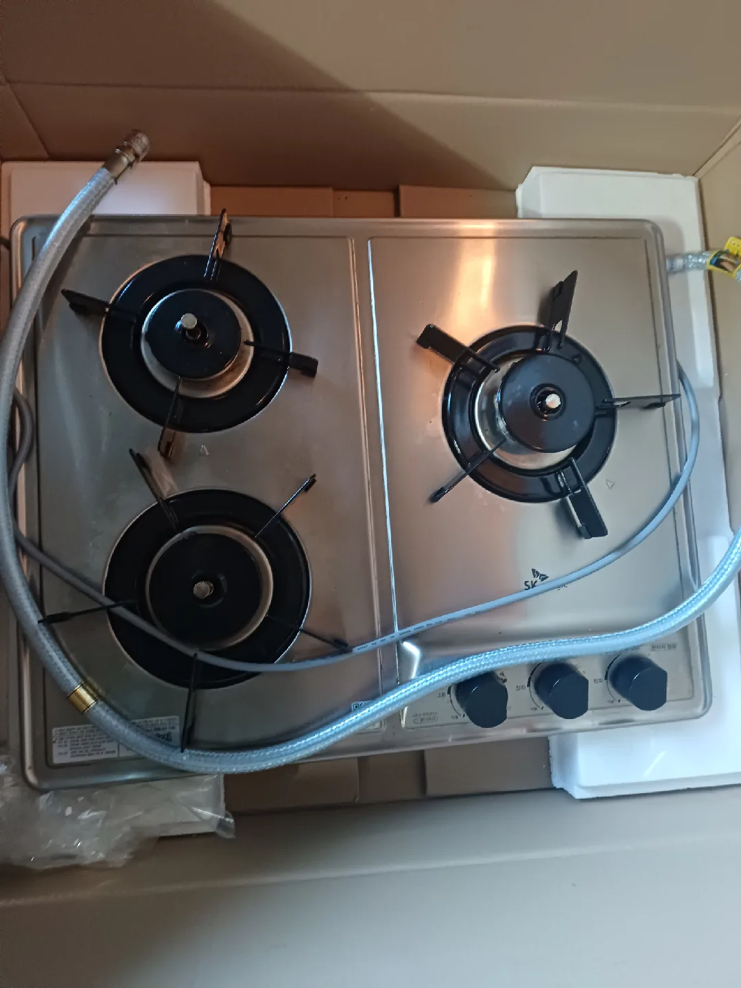 SK매직 3구 가스레인지 GRA-B3601A 중고LNG