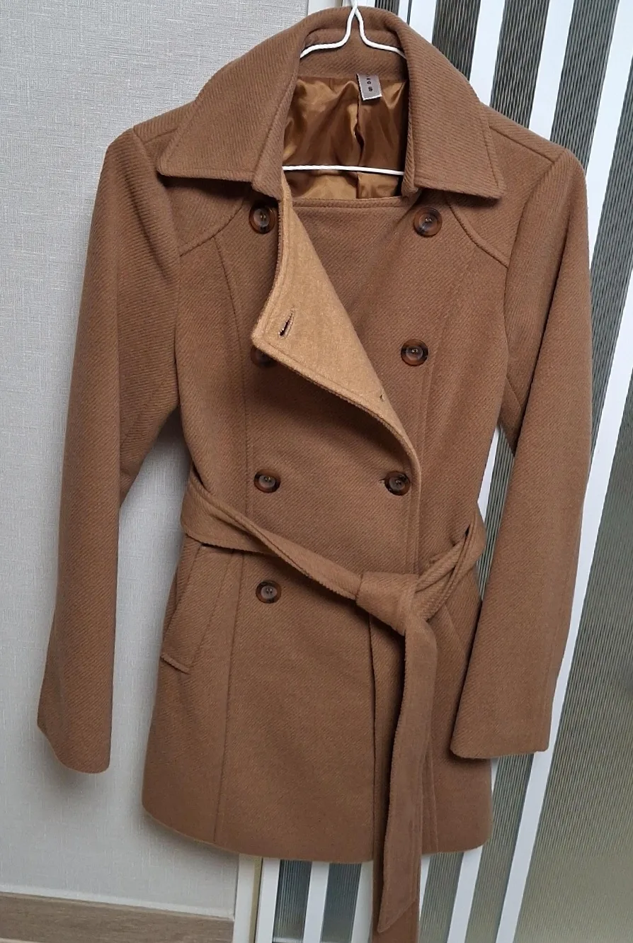 브라운 하프 코트