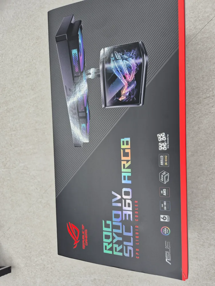 ASUS ROG RYUJIN IV SLC 360 ARGB 쿨러
