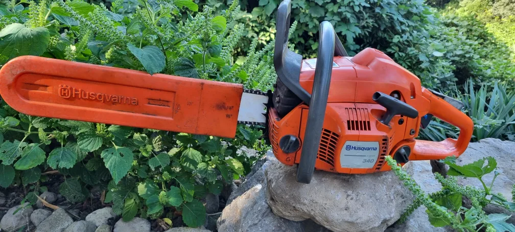 허스크바나 340 엔진톱.중고