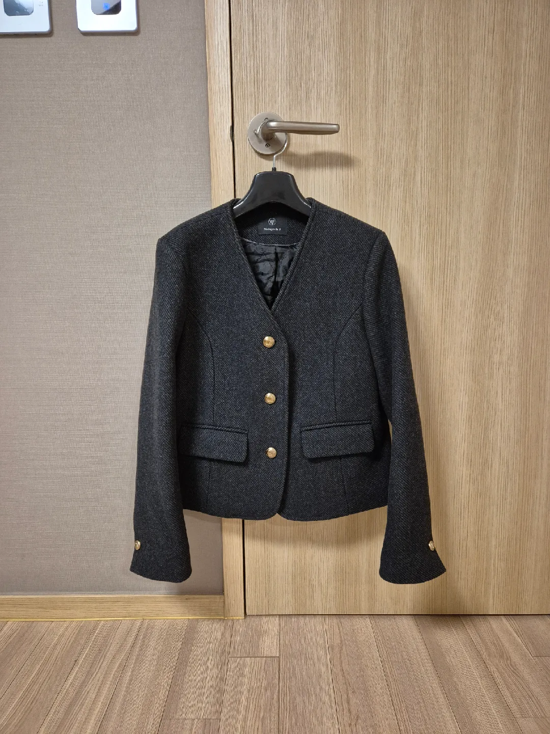 자켓55-66(누빔자켓)진그레이