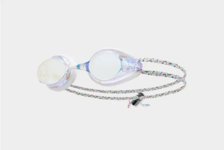 배럴 레이싱 패브릭 미러 스윔 물안경