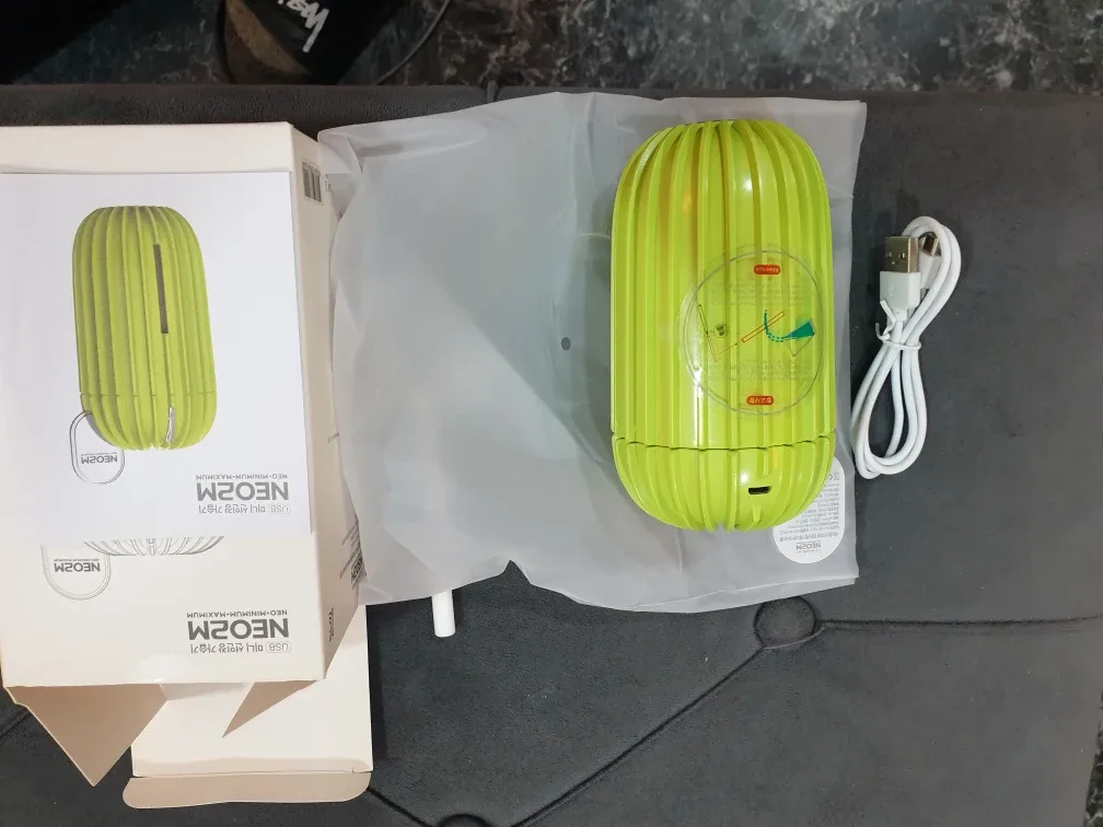 NEO2M USB 미니 선풍기 가습기 새제품