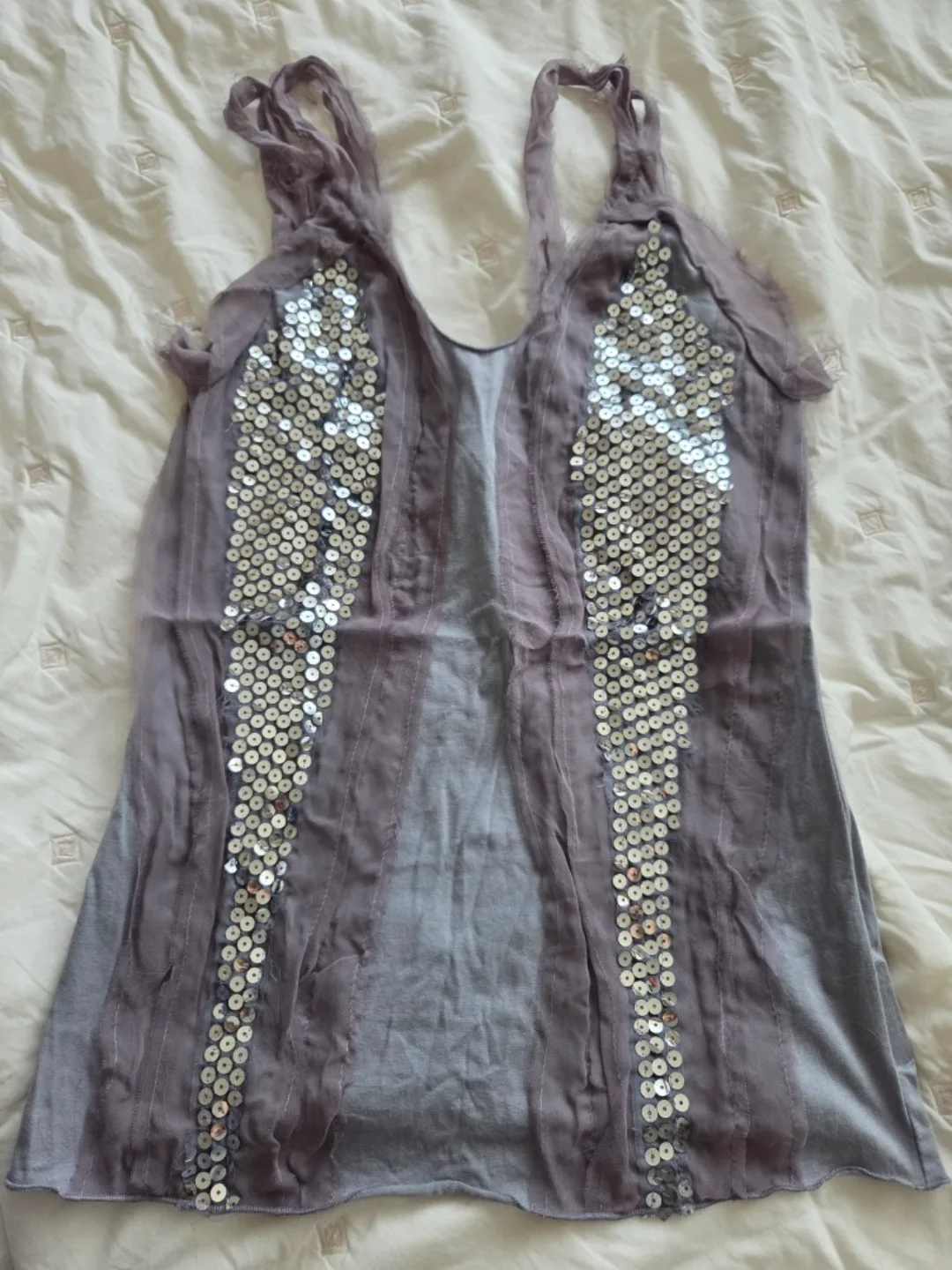 😀EMMM 스팽글 장식 여성 상의 Sㆍ44~55(미착용보관상품ㆍ최종가격) 🥕