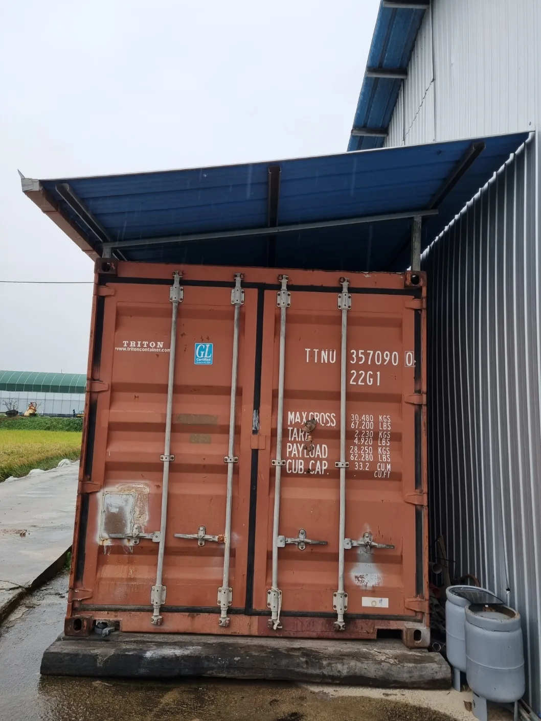 TRITON 20피트 중고 컨테이너