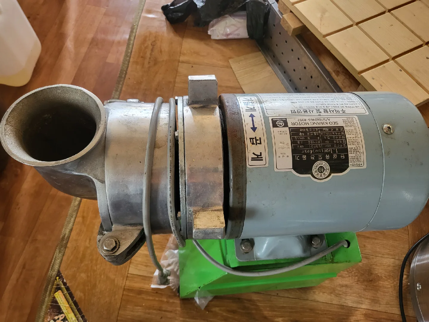 서광모터 곡물 분쇄기 중고