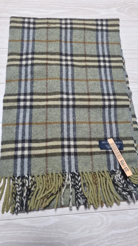 (정품) 버버리 체크 램스울 머플러