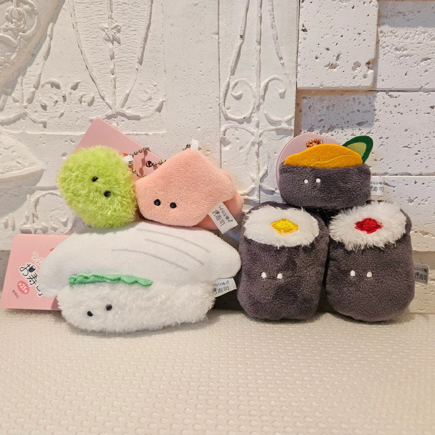 츠부라나 초밥 김밥 일식 스시 볼체인 키링 가방고리 인형