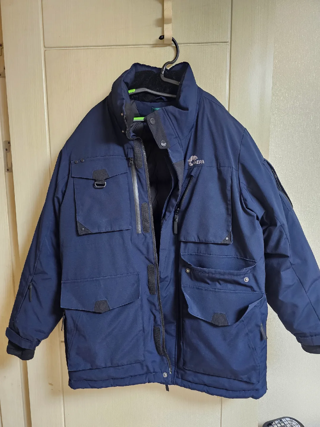 네파 남성 패딩 네이비 EVO