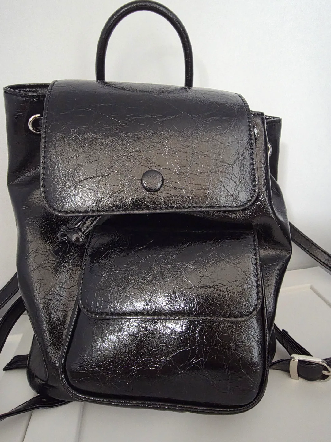 슈펜 블랙 미니 백팩 [중고] 거의 새것