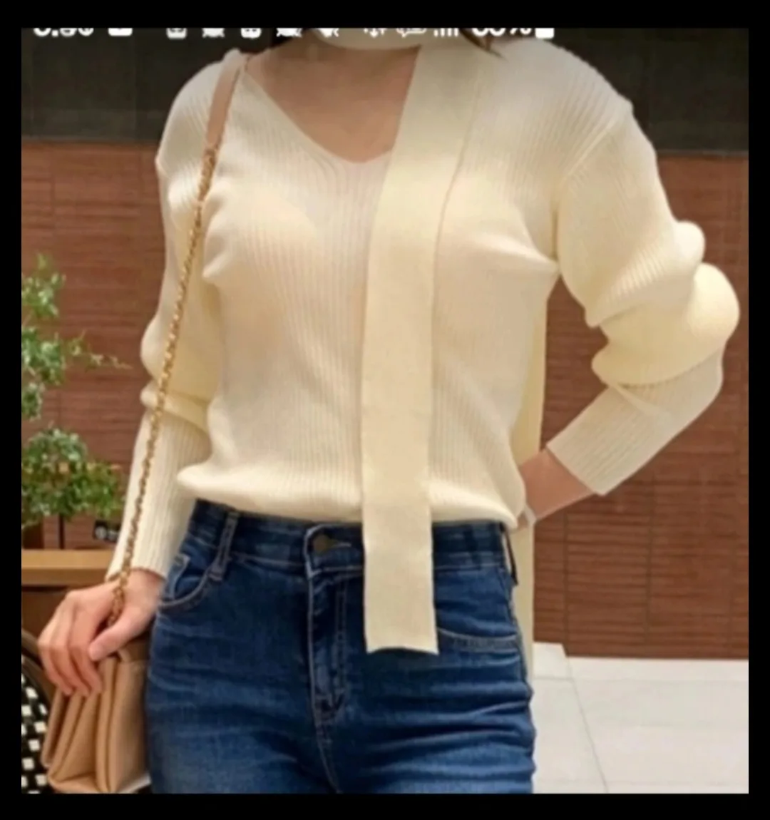 (새상품) 골지니트 타이세트 하객룩 추천