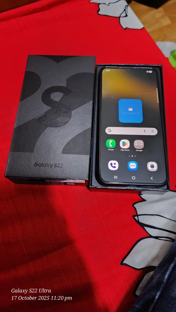 갤럭시 S22 블랙 풀박스 +케이스