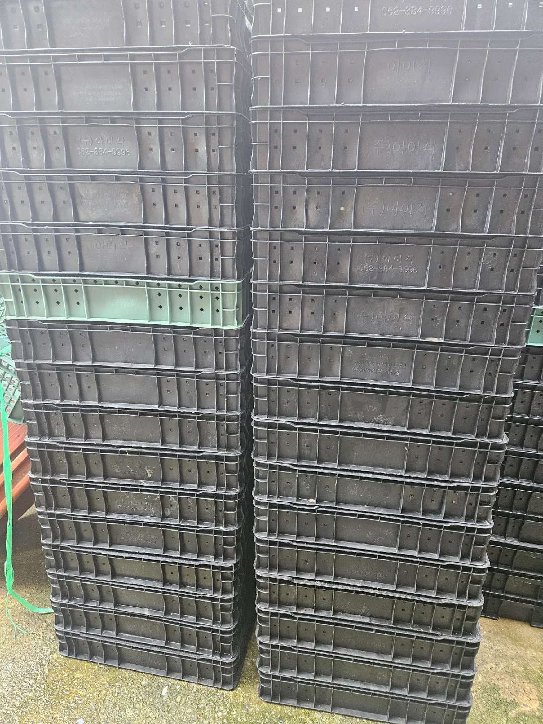 중고 플라스틱 상자