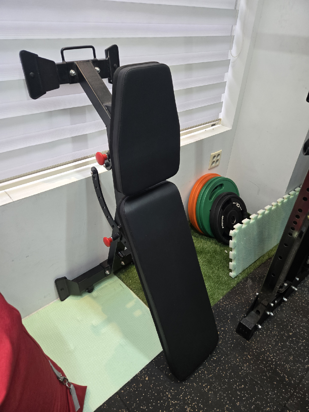 홈짐 스미스머신 파워랙 덤벨 벤치 세트