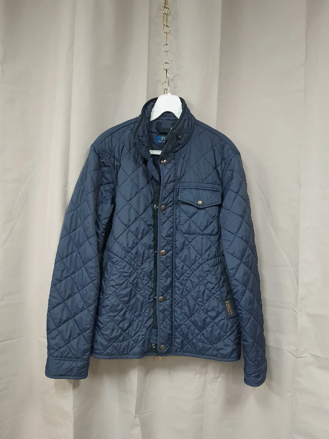 폴로 남성 퀼팅 자켓