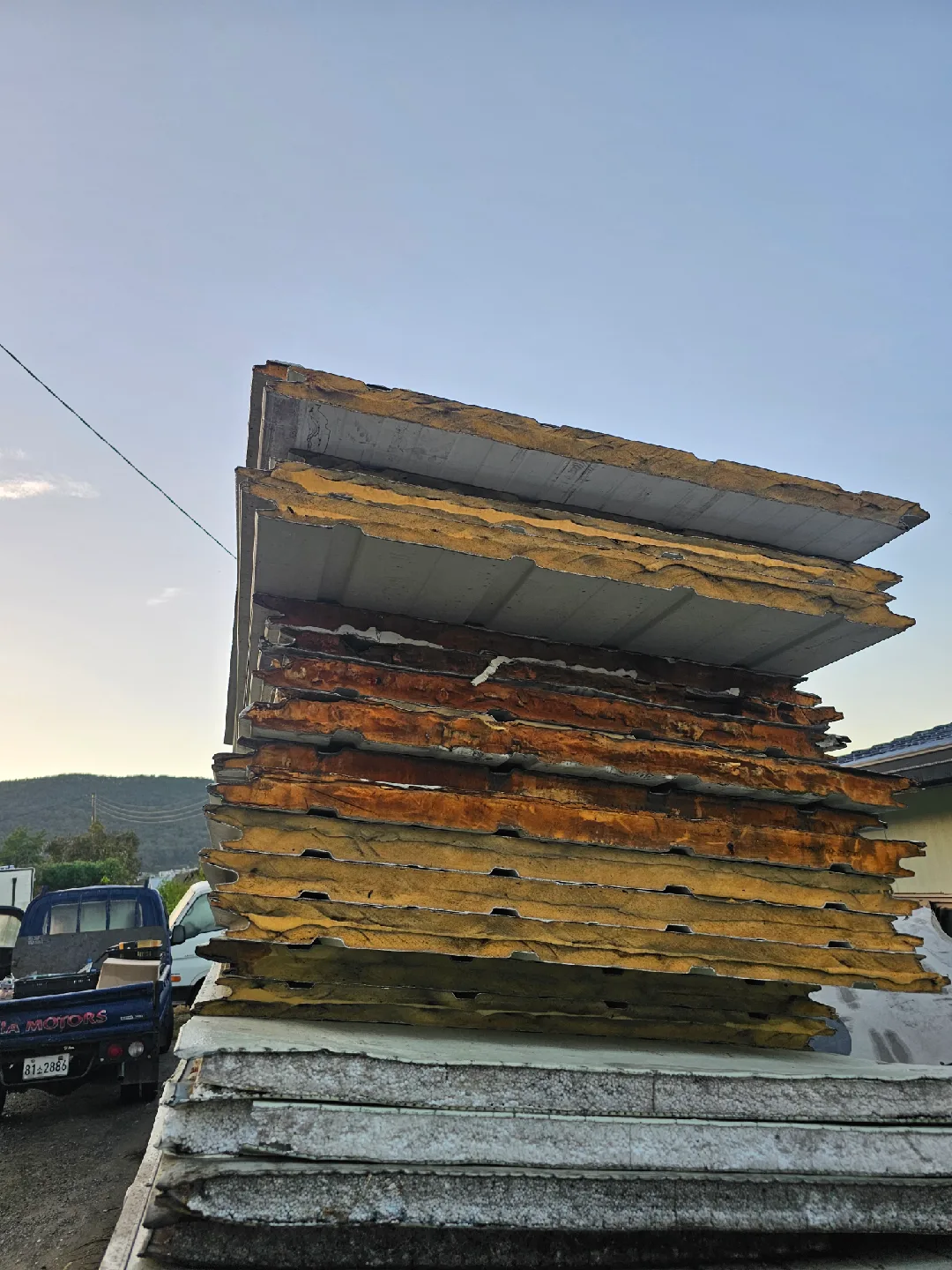 중고판넬입니다