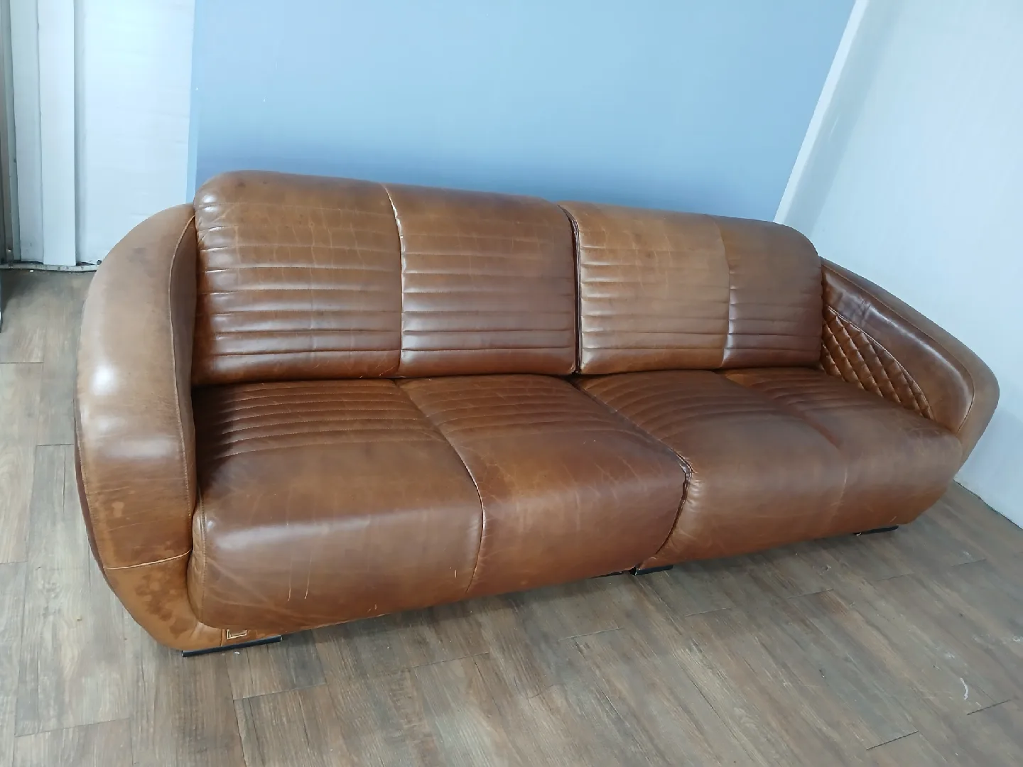 가죽 4인용소파 중고