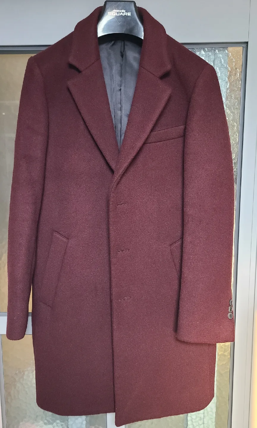 코모도 스퀘어 버건디 코트 97 사이즈