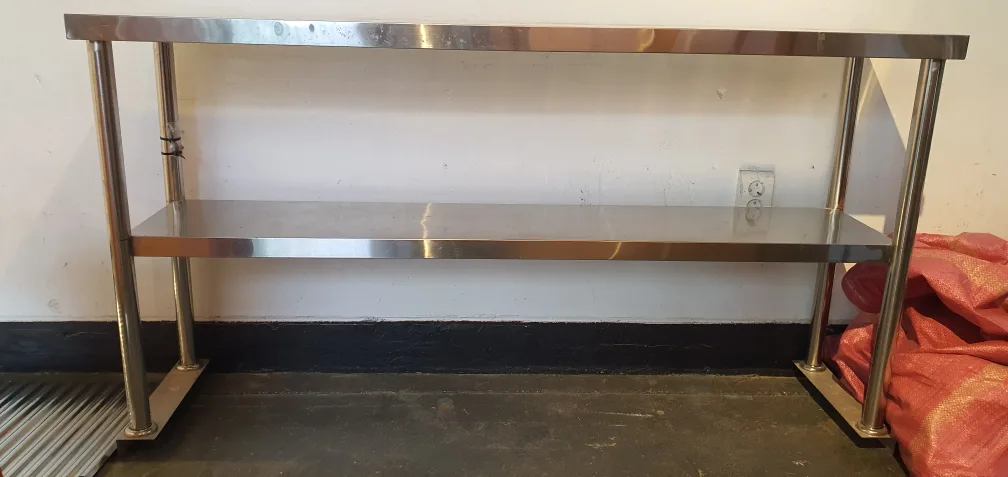 작업대 위 스텐 2단 연장 선반