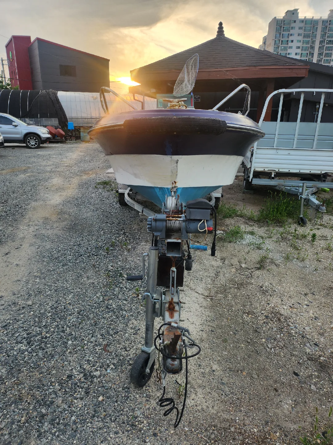 야마하 50마력 4스트로크 중고 보트