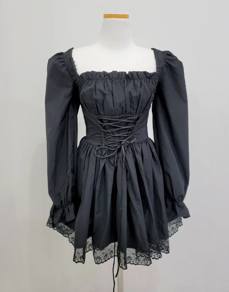 고딕 코르셋 로리타 드레스 양지뢰 할로윈