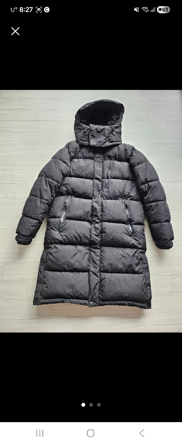 블랙 롱패딩 100/XL