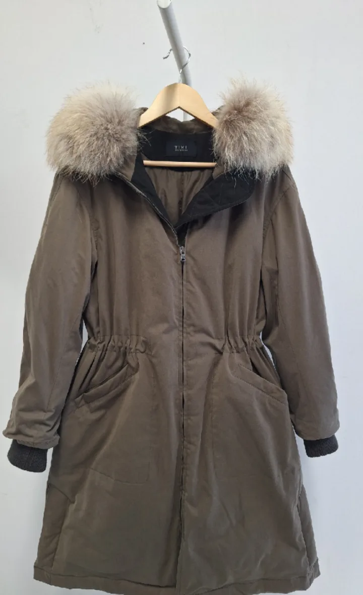 타임 야상 구스 다운