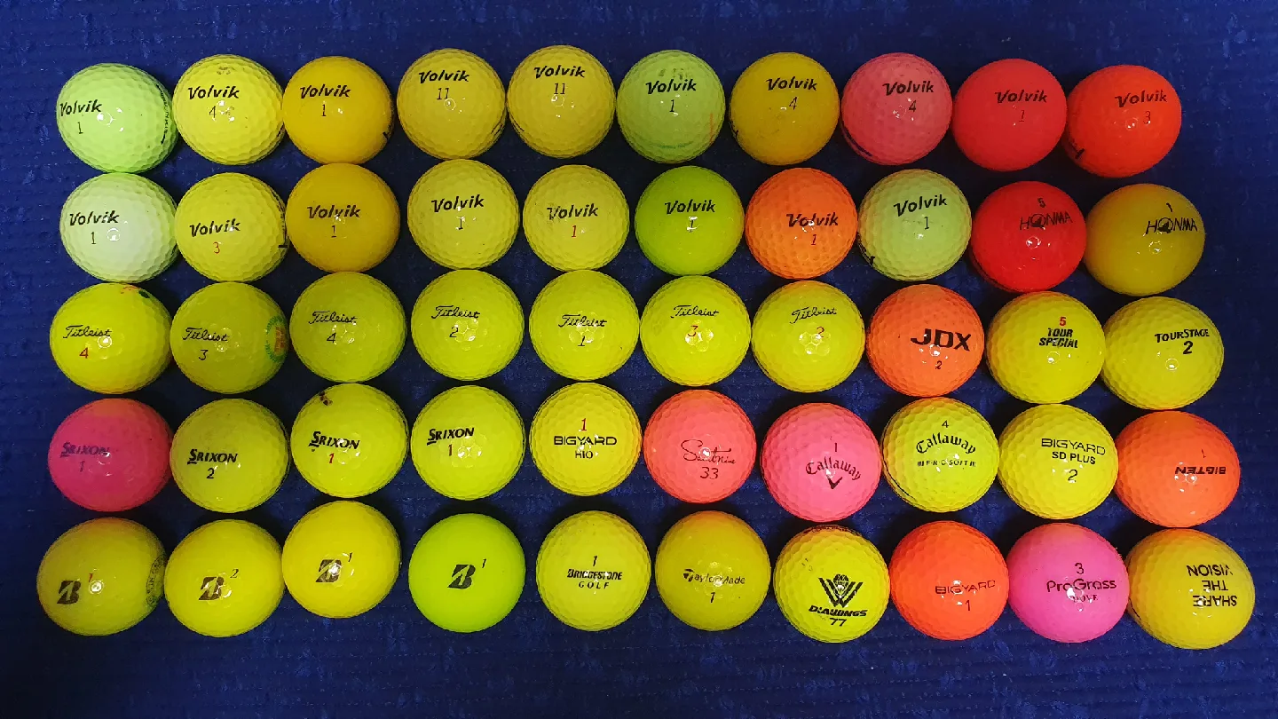 골프공 (중고)  칼라공 50개  5