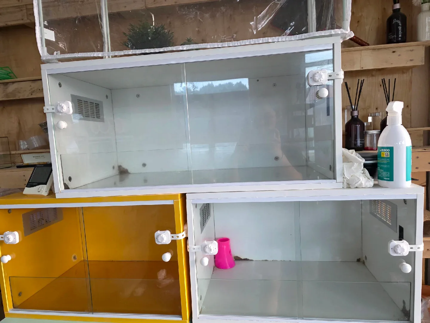 중고 햄스터 유리케이지