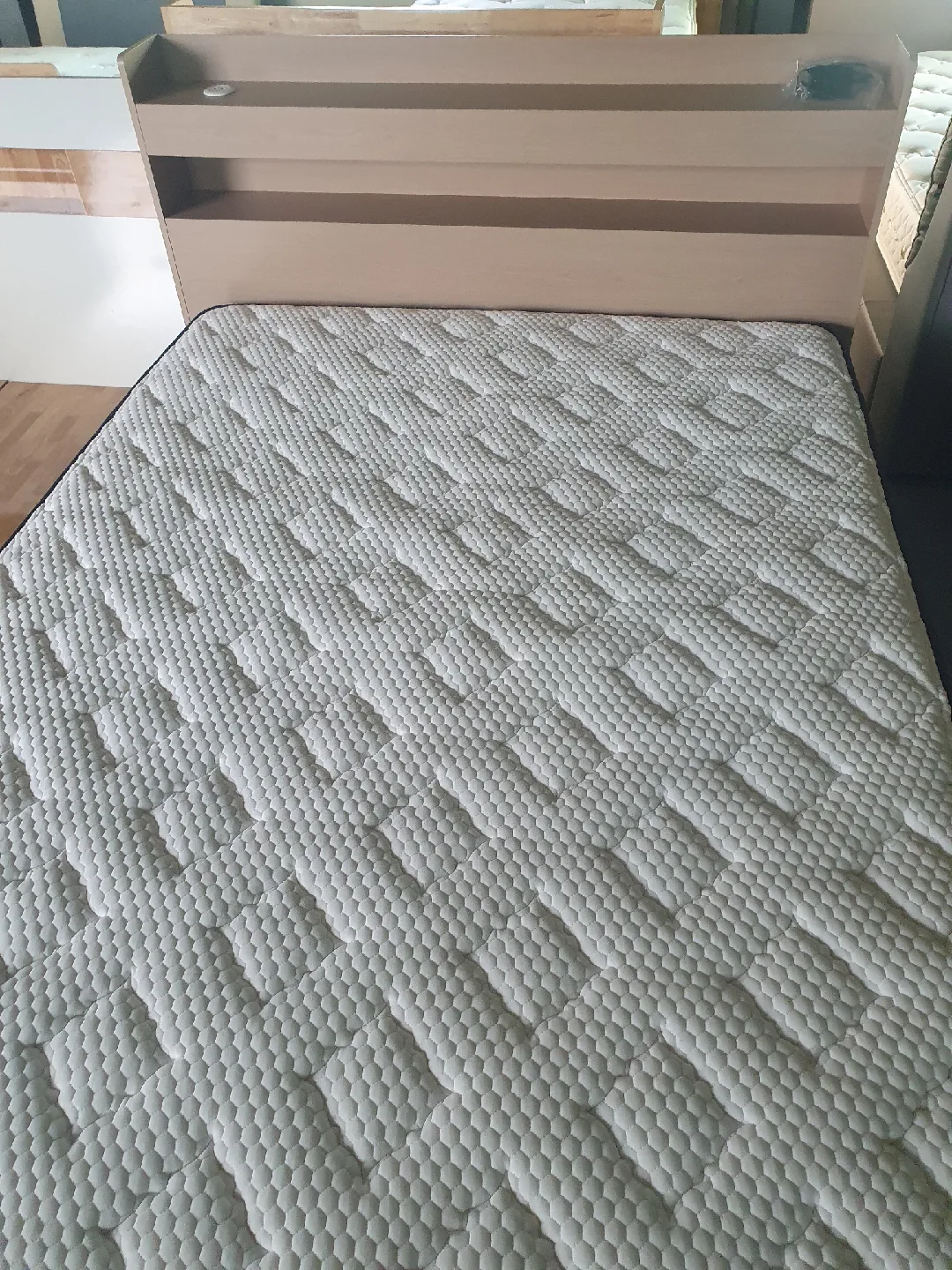 수납 퀸 침대 세트 정리~