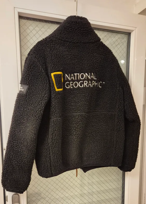 내셔널지오그래픽 뽀글이 자켓 블랙