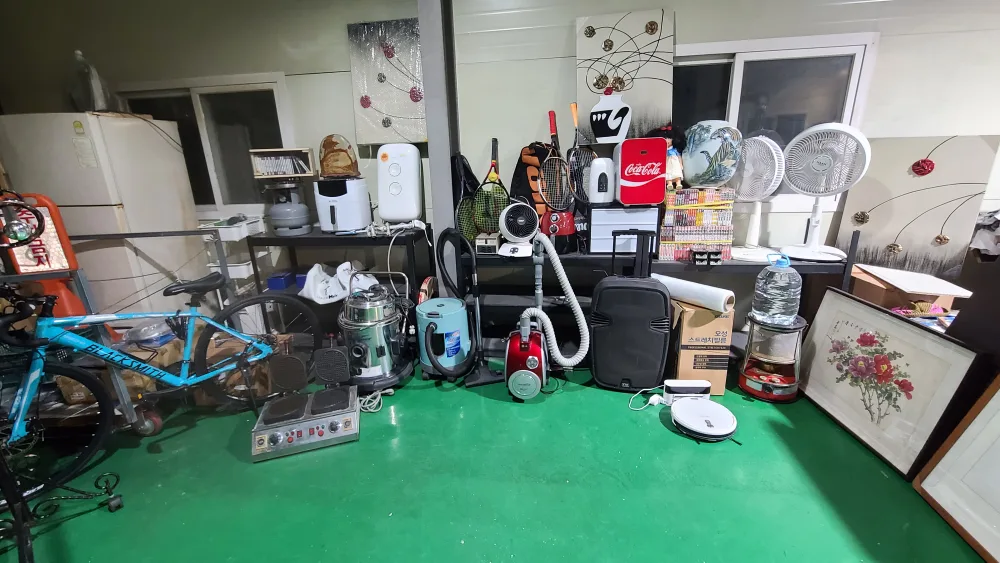 중고가전 잡화 냄비 가방 신발 일괄판매합니다