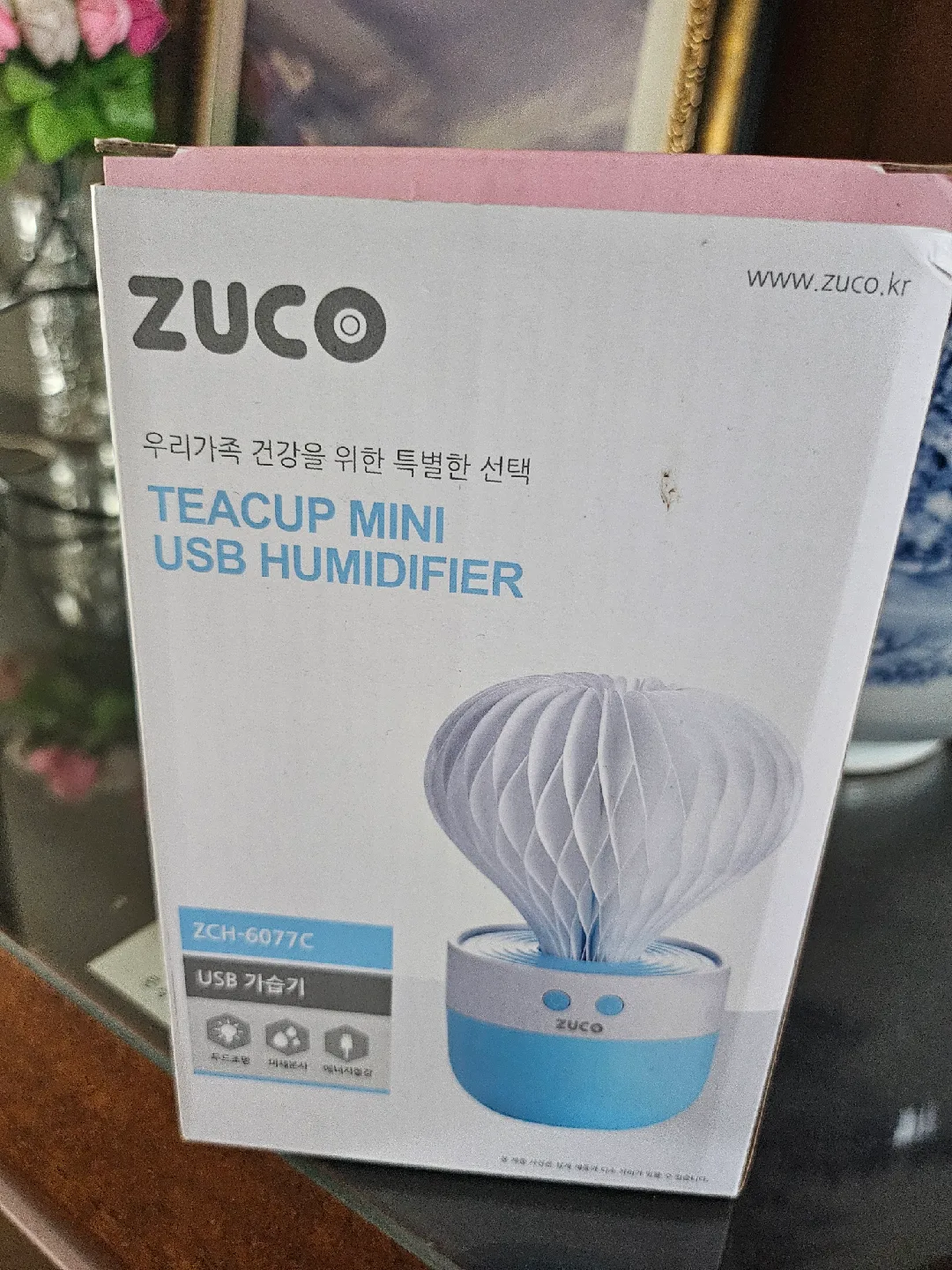 ZUCO 티컵 미니 USB 가습기 ZCH-6077C