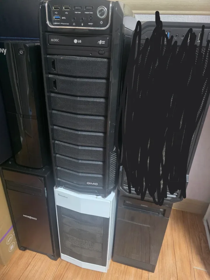 컴퓨터 중고케이스 5개 일괄 처리합니다