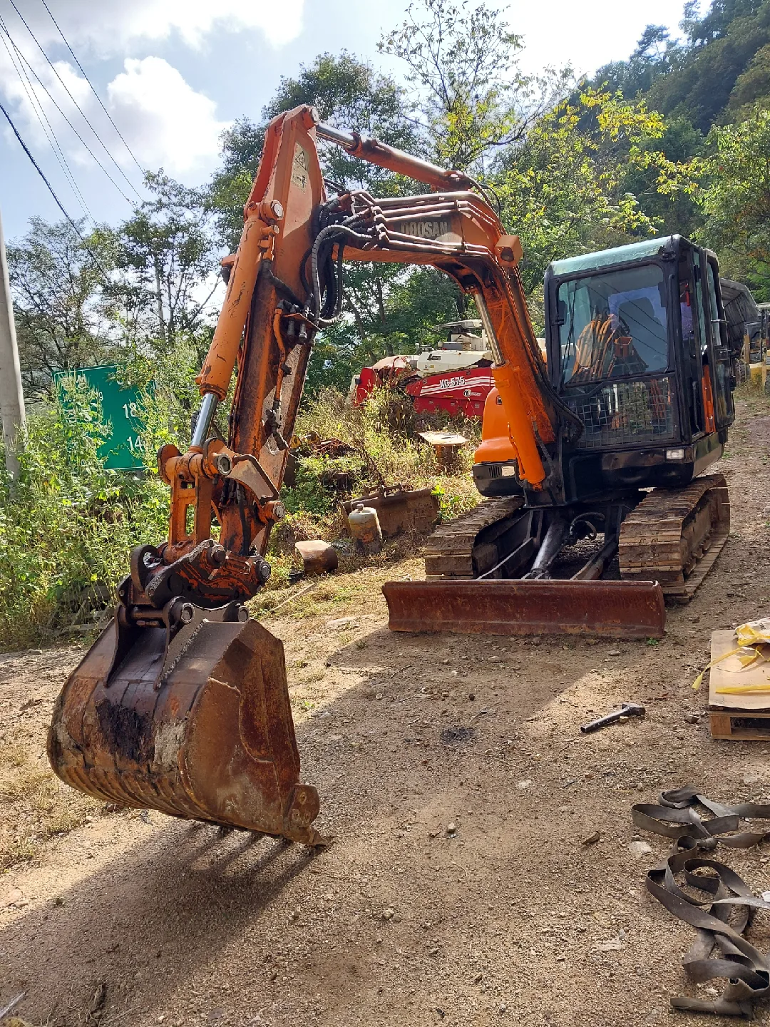 두산 중고 굴삭기