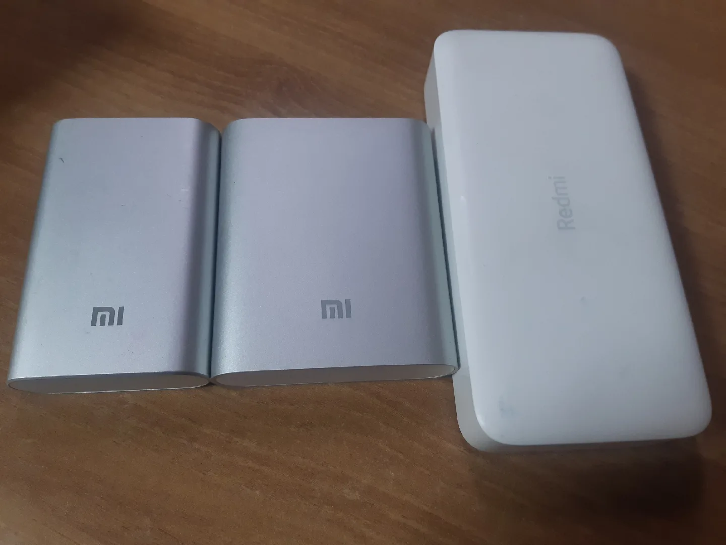 샤오미 보조배터리 20000 중고 3개