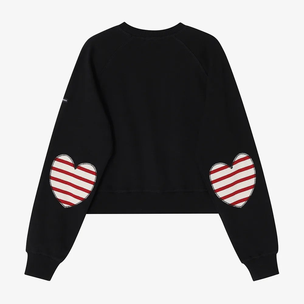 세인트제임스 봉봉 쁘띠 하트 맨투맨 S 사용감있는중고