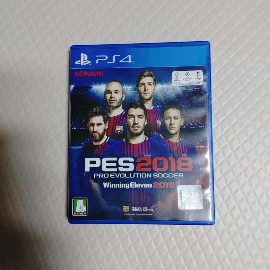 PS4 위닝일레븐 PES 2018 중고 (네고❌)